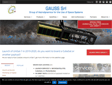Tablet Screenshot of gaussteam.com